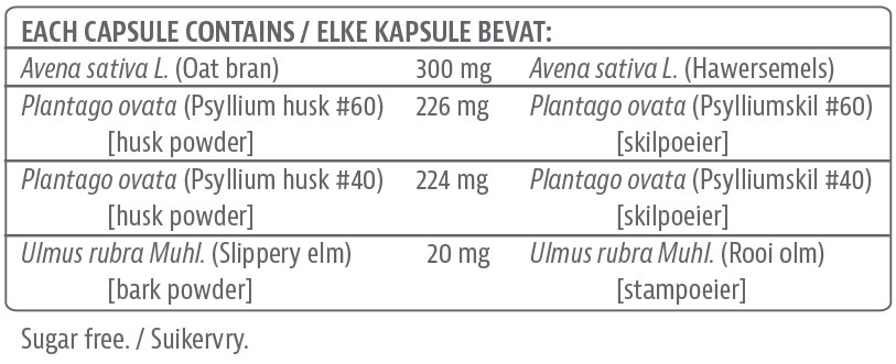 Dietary Fibre - 90 Caps 2 | Tony Ferguson SA | Dietary Fibre - 90 Caps Tony Ferguson Dietary Fibre Nutritable, 90s