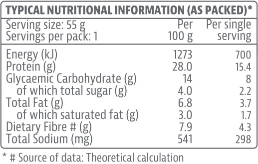 Munch Protein Bar Chocolate 55g Nutritable