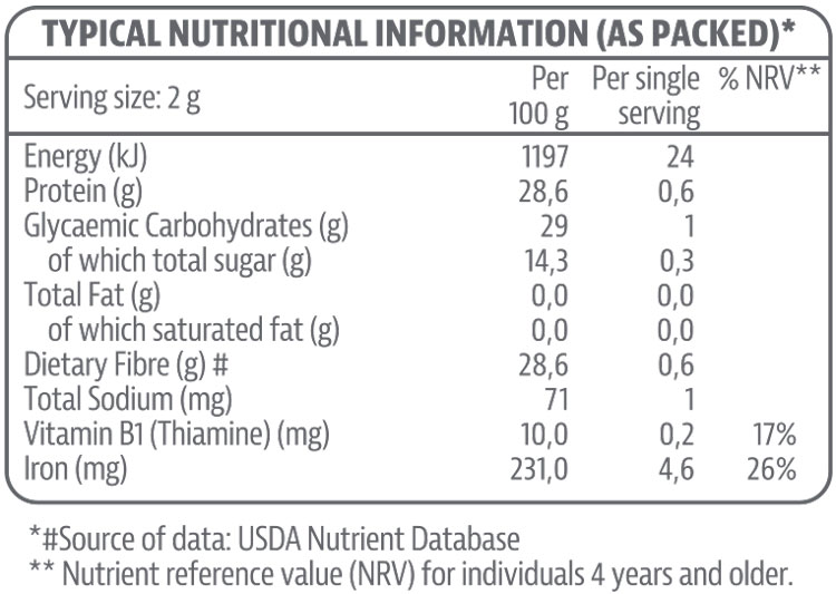 Moringa Powder - 250g 2 | Tony Ferguson SA | Moringa Powder - 250g Superfood Moringa Powder 250g Nutritable