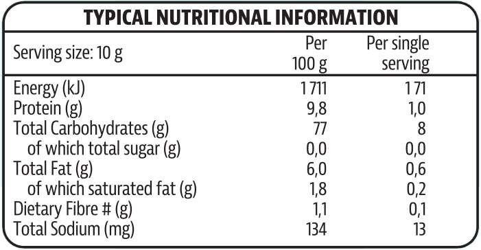 Tony Ferguson White Rice Cakes Salted Nutritable, 150g