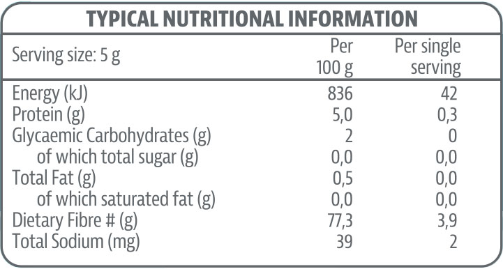 Psyllium Husk - 175g 2 | Tony Ferguson SA | Psyllium Husk - 175g Tony Ferguson Psyllium Husk Nutritable, 175g