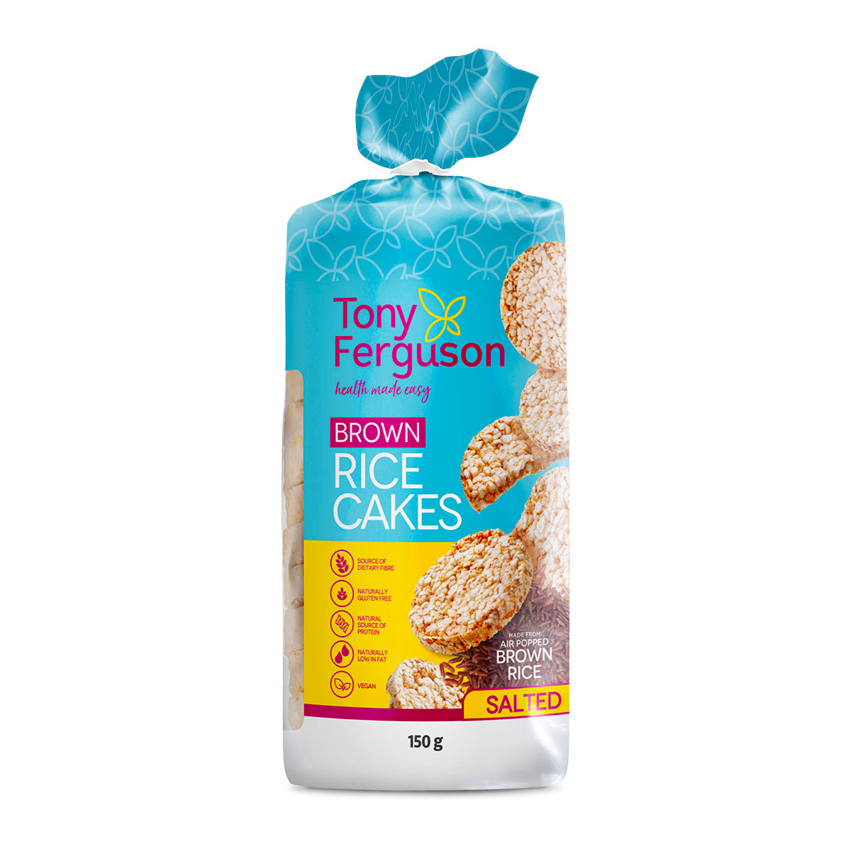 Brown Rice Cakes Salted - 150g