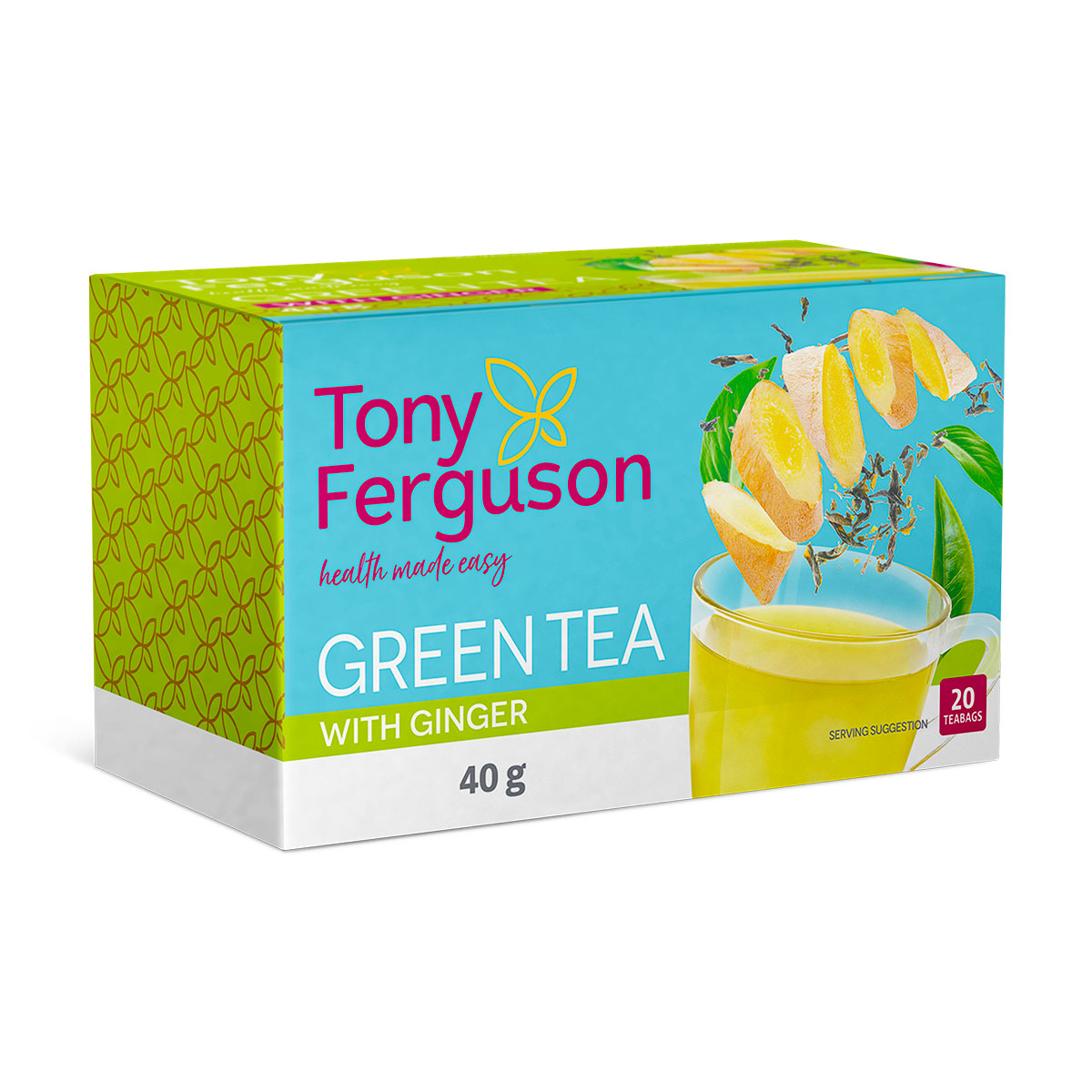 Green Tea With Ginger - 20 bags