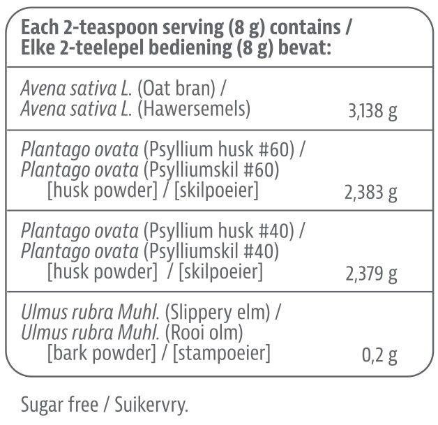 Dietary Fibre Powder - 500g 2 | Tony Ferguson SA | Dietary Fibre Powder - 500g Tony Ferguson Dietary Fibre Powder Nutritable, 500g