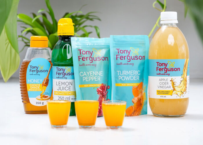 Apple cider vinegar shots for an energising spicy boost