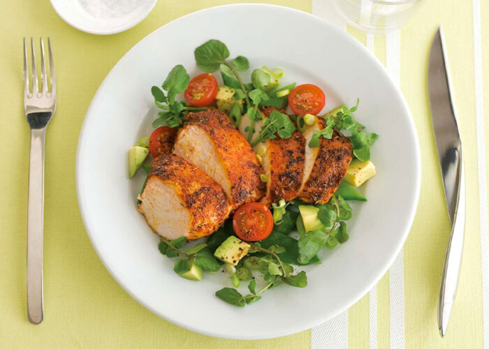 Cajun Chicken Avocado Salad