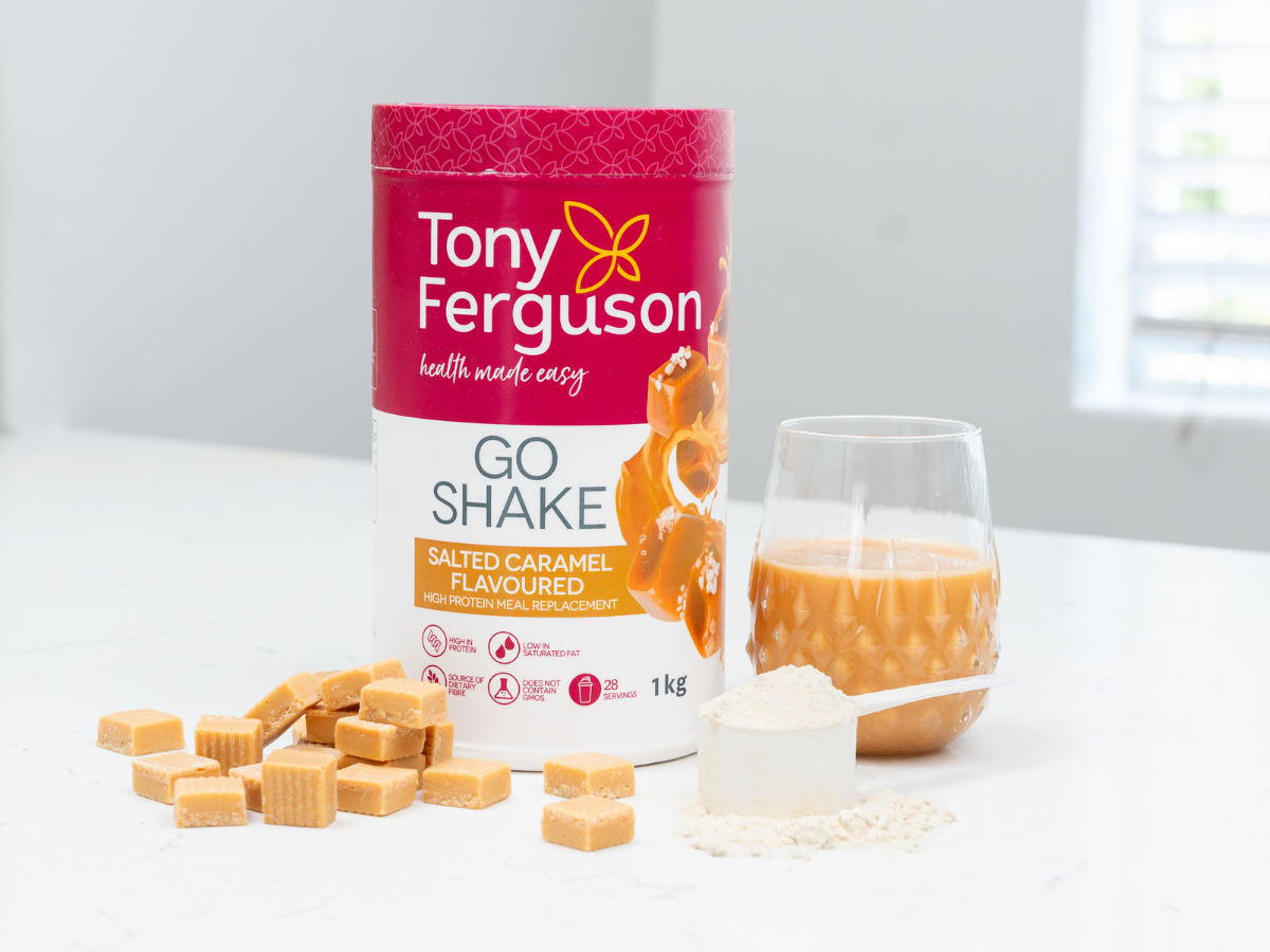 Salted caramel GO shake: sweetness with a hint of salt 1 | Tony Ferguson SA | Salted caramel GO shake: sweetness with a hint of salt Salted Caramel GO Shake