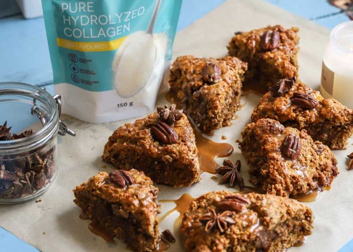 Collagen Gingerbread Scones
