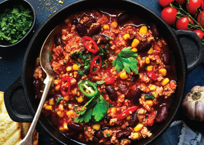High Fibre Beef Chilli