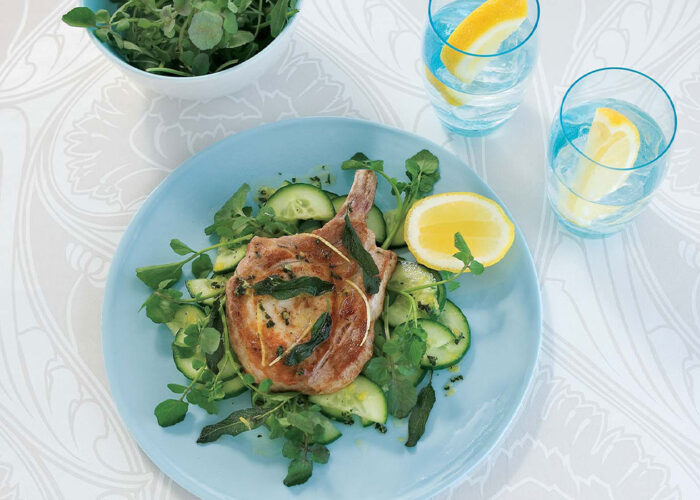 Lemon Sage Pork Cutlets