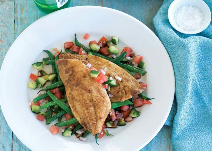 Paprika Spiced Bream with Salsa