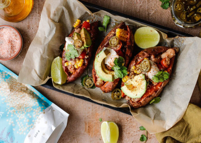Quinoa Stuffed Sweet Potatoes