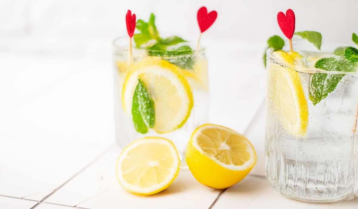 Simple valentines recipes: celebrate with love 3 | Tony Ferguson SA | Simple valentines recipes: celebrate with love Valentine's Day Recipes - Lemon Mocktail